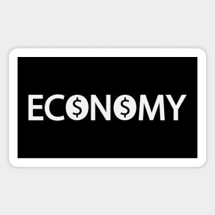 Economy one word design Magnet